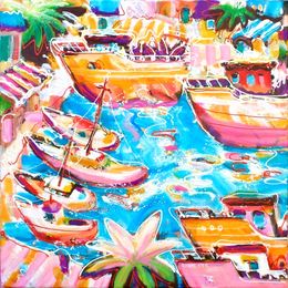 Painting, Au quai des pêcheurs, Marco