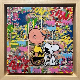 Gemälde, Snoopy and Charlie Brown X StreetArt, Koen Betjes