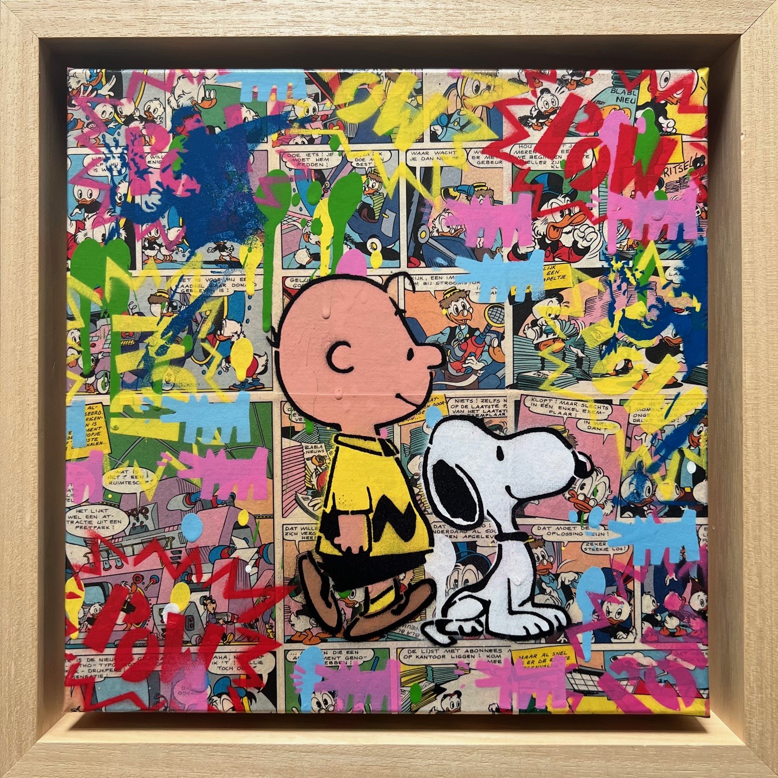 Koen Betjes, Snoopy and Charlie Brown X StreetArt Koen Betjes, Snoopy and Charlie Brown X StreetArt