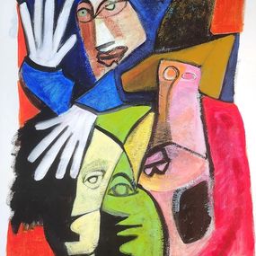 Gemälde, Touchpamonpot, Sabine Louriac