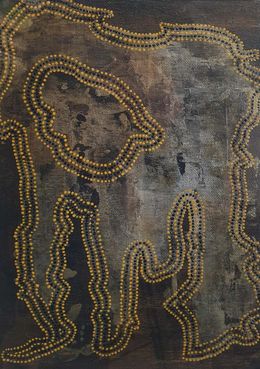 Painting, Contemporary Aboriginal Inspired Abstract, Menno Modderman