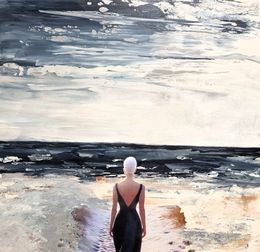 Peinture, Face à la mer - Facing the Sea, Cecile Gonne Victoria