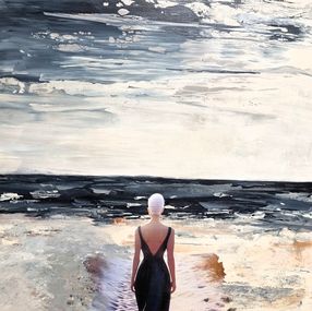 Gemälde, Face à la mer - Facing the Sea, Cecile Gonne Victoria