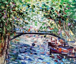 Painting, Ponte in luce, Antonino Puliafico