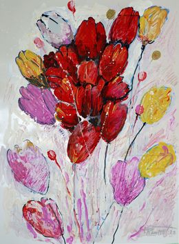 Pittura, Fantasy with Flowers 4, Rakhmet Redzhepov (Ramzi)