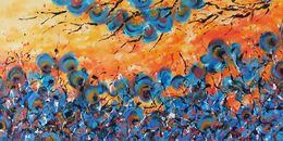 Pittura, Sunset flowers, Max Yaskin