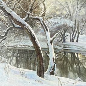Painting, Riverside, Vahram Meliqsetyan