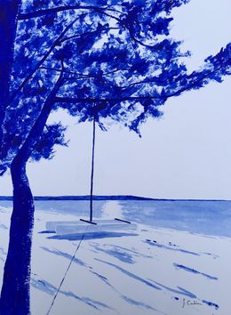 Painting, Lumière matinale au Cap Coz, Frédéric Cadiou