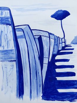 Painting, Au bout du Cap Coz, Frédéric Cadiou