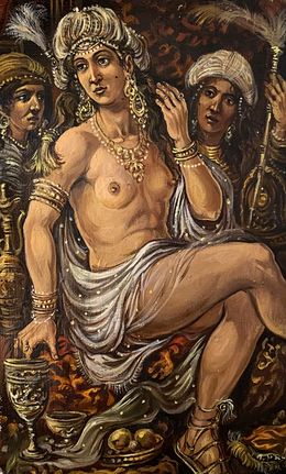 Painting, Bathsheba – Right part of the Diptych, Alexander Litvinov