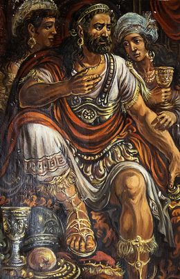 Painting, Bathsheba – Left part of the Diptych, Alexander Litvinov