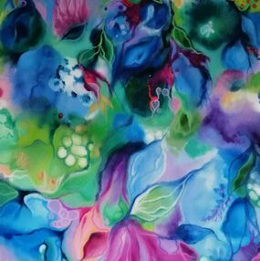 Painting, Bleu, Irene Mahon