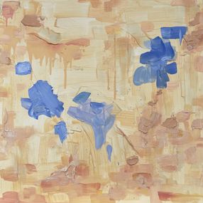 Painting, Flowers in winter sunset, Naneki Ofensky