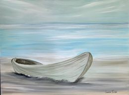 Painting, Mer et silhouettes 069, Laurence Malidor