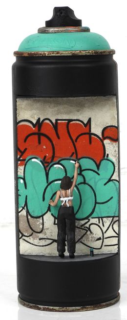 Sculpture, Graffiti Girl, Peranonimo