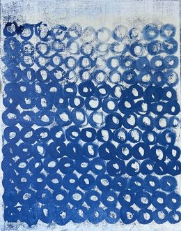 Painting, Blue Chorus, Flora B