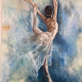 Peinture, Ballerine en robe, Boudier