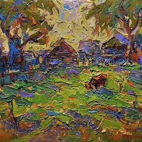 Painting, On the Pasture in the Meadows, Ivanyuk Oleksiy