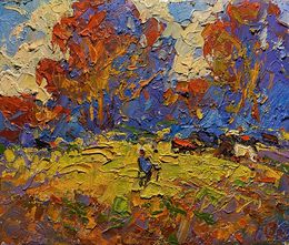 Painting, Autumn colors of trees, Ivanyuk Oleksiy