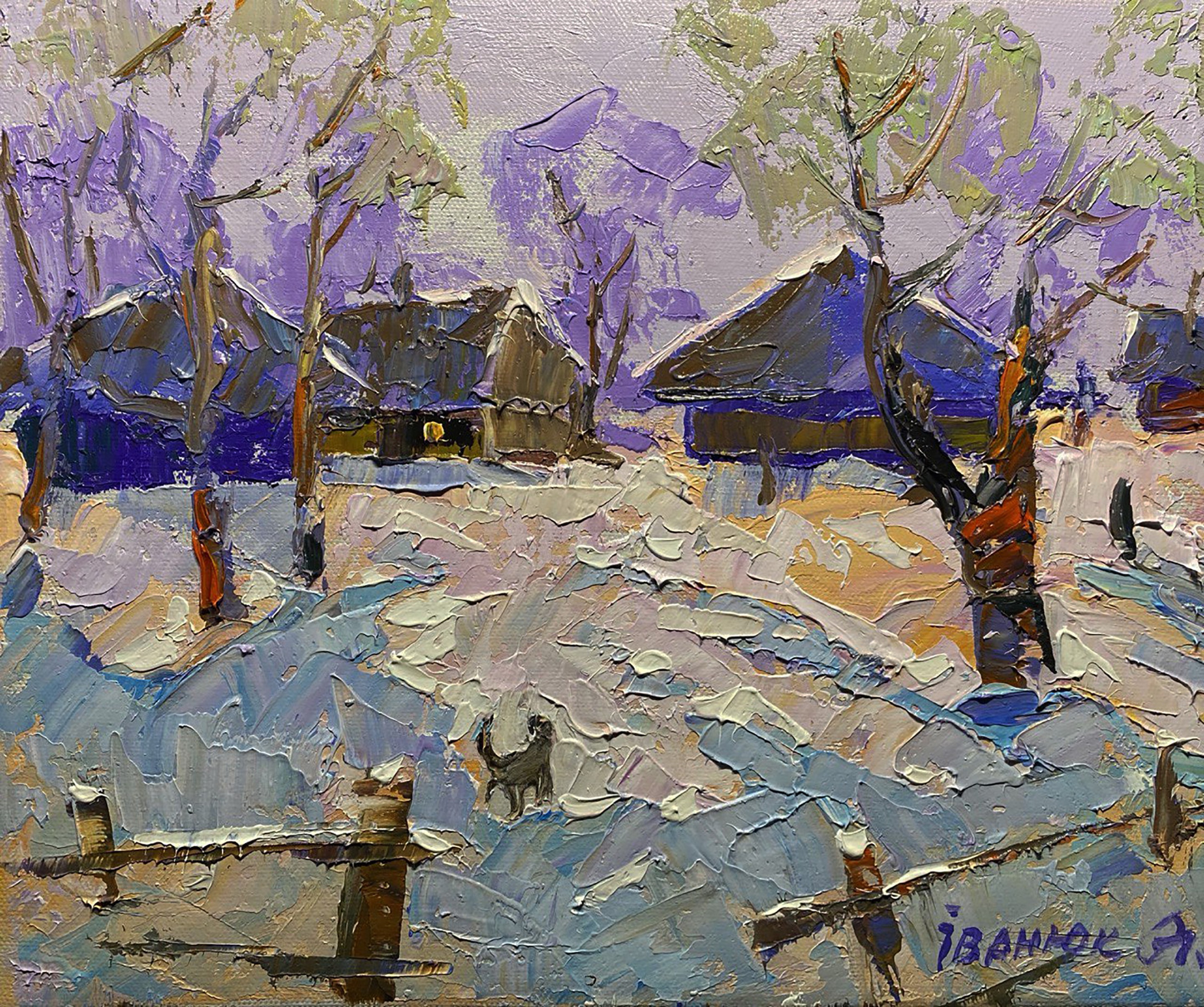 Ivanyuk Oleksiy, The Village Was Covered in Snow Ivanyuk Oleksiy, The Village Was Covered in Snow