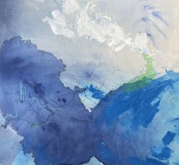Painting, The Blue Skin of the World, Flora B