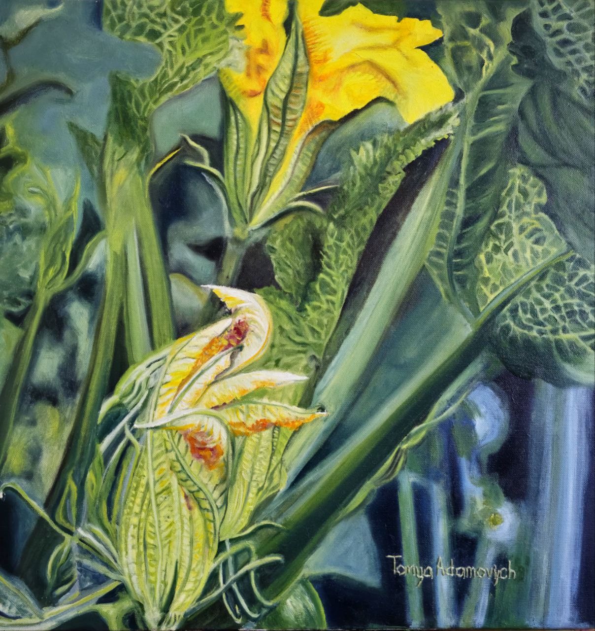 Tetiana Adamovich, The Feeding Flower. Series: The Non-Silent Plants Tetiana Adamovich, The Feeding Flower. Series: The Non-Silent Plants