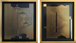 Peinture, Untitled 15 and Untitled 16. From the Mexican Ryoan-ji Series, Francisco Larios