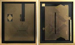Painting, Untitled 17 and Untitled 16. From the Mexican Ryoan-ji Series., Francisco Larios