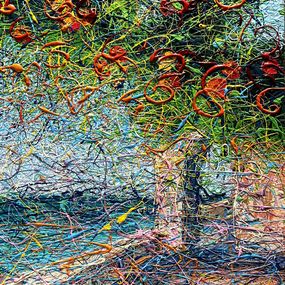Gemälde, Summer rhythm of the old town, Nadin Antoniuk
