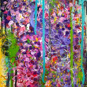 Gemälde, Urban Mauve Flowers, Priscilla Vettese