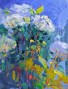 Peinture, Hydrangea, Helen Shukina