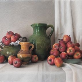 Painting, Apple season, Karina Lara