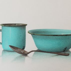 Painting, Cup and saucer, Karina Lara