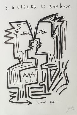 Fine Art Drawings, Souffler le bonheur, Jazzu