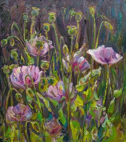 Painting, Pink Poppies, Pavlenko Leonid