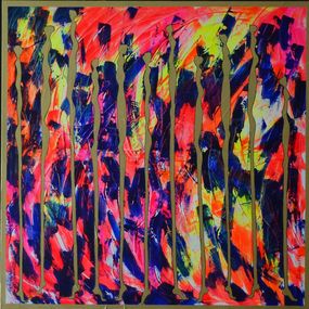 Peinture, Nématoïdes 5, Delphine Dessein