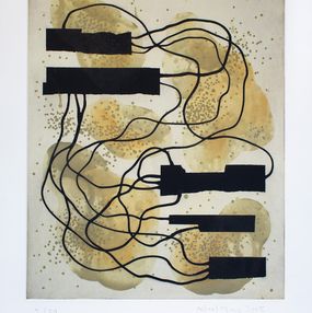 Édition, Février D, gravure originale, Albert Merz