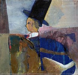 Painting, Old Money billionare, Kilian Beck