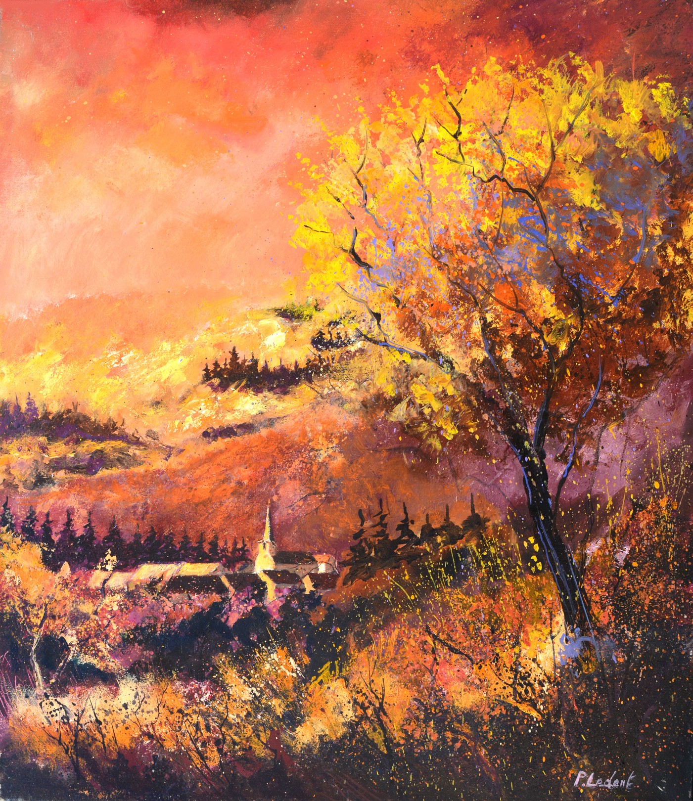 Pol Ledent, Autumn in my countryside 6725 Pol Ledent, Autumn in my countryside 6725