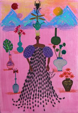 Painting, Queen 30, Kim Soo Young