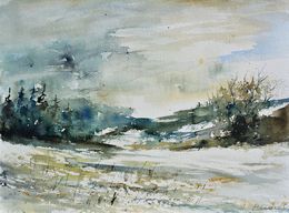 Peinture, Peaceful countryside, Pol Ledent