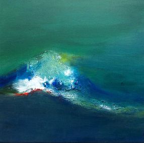 Gemälde, Shore break, Michel Castanet (Mica)