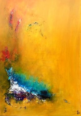 Painting, Yellowstone, Michel Castanet (Mica)