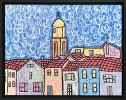 Painting, Saint-Tropez en couleurs, Paul Richard Mason