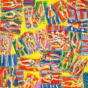 Painting, La plage, David Jehan (B.boss)
