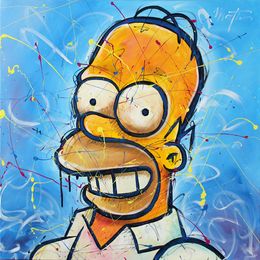 Peinture, Omer Simpson, Martin