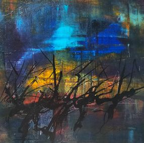 Painting, Les sarements du soir, Patricia Ritschard