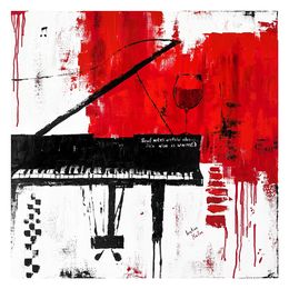 Print, Soul Notes Unfold Slowly Like Wine in Warmth (Giclée Print), Kristina Mallen