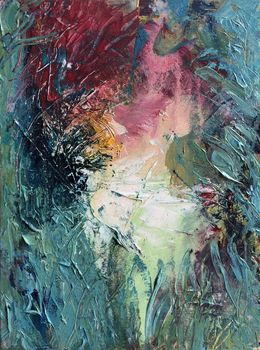 Painting, By the lake, Maria Nikolova