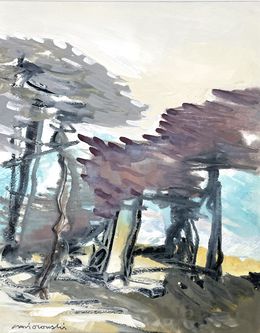 Painting, Les promenades 7, Nicolas Gasiorowski